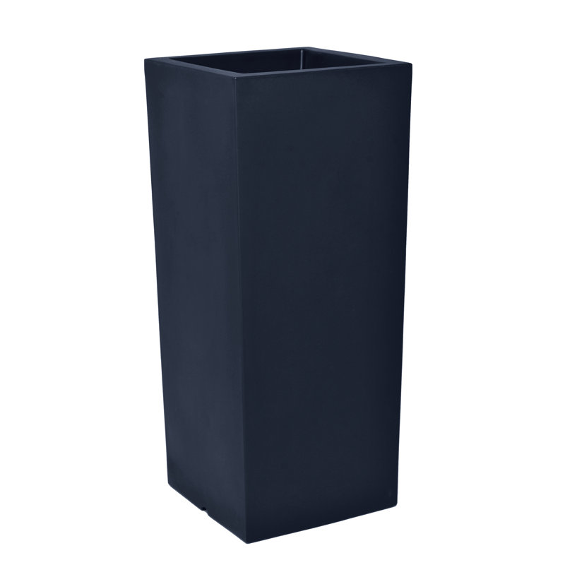 Cubotti Planter, Anthracite, 17" H x 19.5" W x 19.5" D