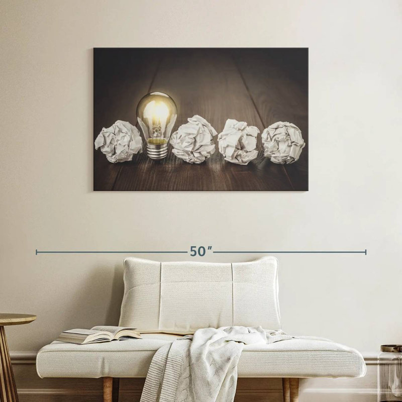 Alcaraz Bright Idea, 26" H x 39" W