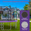 Trampoline 16 pi avec lumières DEL et panier de basketball, capacité de 1500 lb-131279311