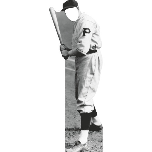 SS11128, baseball rétro des années 1900, support en carton découpé debout