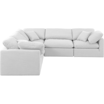 Hinami Upholstered L-Shaped Sectional Reversible