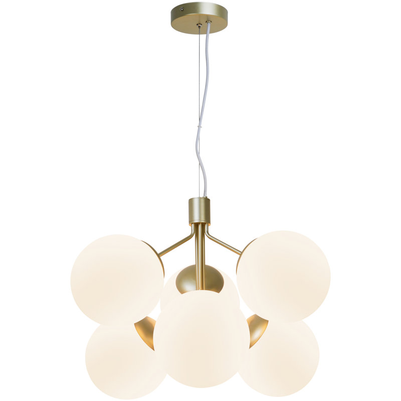 Ivona 6 - Light Sphere Pendant, Brass