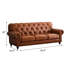 Tanyeka European light luxury retro leather sofa