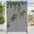 Privacy Metal Screen Fence Panel Horizontal Stripe Pattern-112246456-112246454
