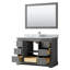Ensemble de meuble-lavabo simple 48 po avec miroir Avery-41604539-80214059