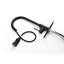 Robinet de cuisine noir mat avec rétractable, acier inoxydable, poignée simple, 3 modes de sortie d'eau, robinet rétractable, noir, réglages, construction robuste-1557879159