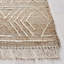 Tapis ivoire / blanc en jute / sisal tissé à la main Eurodicus Southwestern-671784748