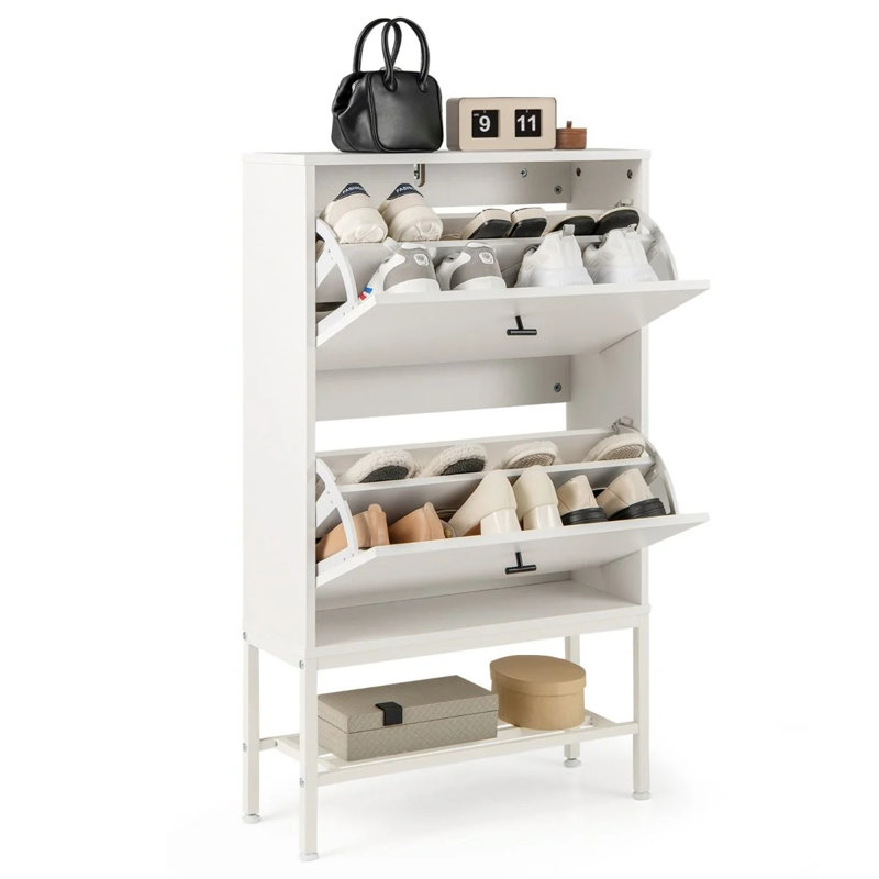 10 Pair Shoe Storage Cabinet
