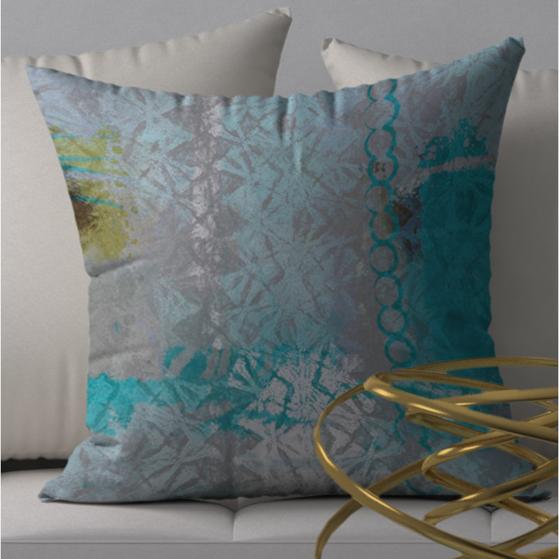 Housse de coussin carrée et sans tache exclusive, 20 po x 20 po