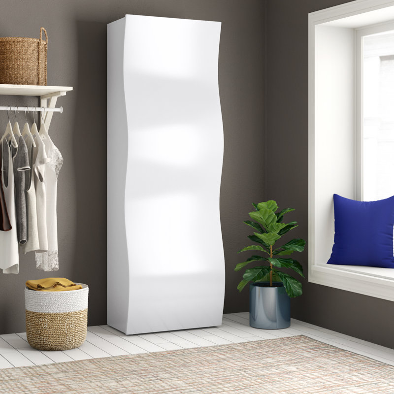 Colbie 1 Door Manufactured Wood Wardrobe