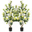 Camélia artificiel en pot, plante en pot à fleurs artificielles avec verdure réaliste pour la maison, le bureau et le vestibule-1130033268-1130033277
