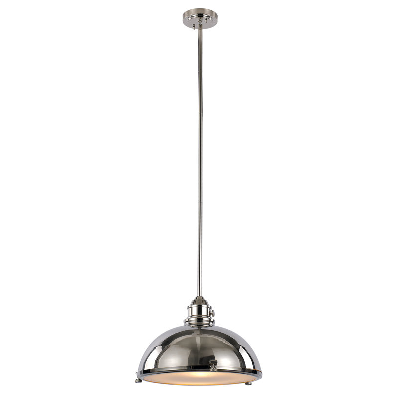Nueva 1 - Light Single Pendant, Polished Nickel