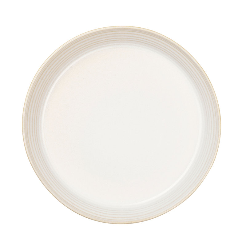 ASA Selection manual pasta plate, dinner plate, stoneware, Oat, D 22cm