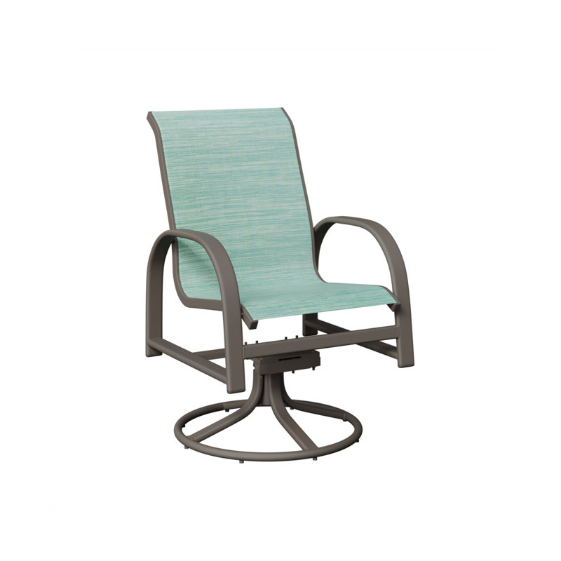 Chaise berçante berçante pivotante Berlin Gardens, Paysage marin, Aluminium graphite