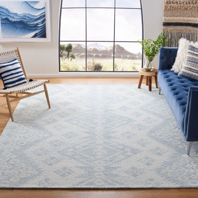 Rehoboth Hand Tufted Indian Wool Southwestern Rug