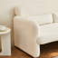 Tissu en velours de 34 po simple avec support lombaire ergonomique pour le salon et le bureau - Assemblage simple, structure de siège confortable, bonne absorption des chocs, configuration des outils-1720515327