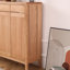 Banc de rangement pour chaussures en bois massif Burlywood-2083862103
