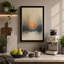 Winter Path at Dawn Scandinavian 1 Piece Wrapped Canvas Wall Art-1836035783-1836035778
