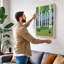 Birch Forest Mid-Century - Wrapped Canvas-848692235-848692467