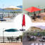 4 pièces de poids de base de parasol en porte-à-faux décalé de 195 lb