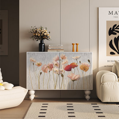 Armoire de rangement avec cadre en bois de pin