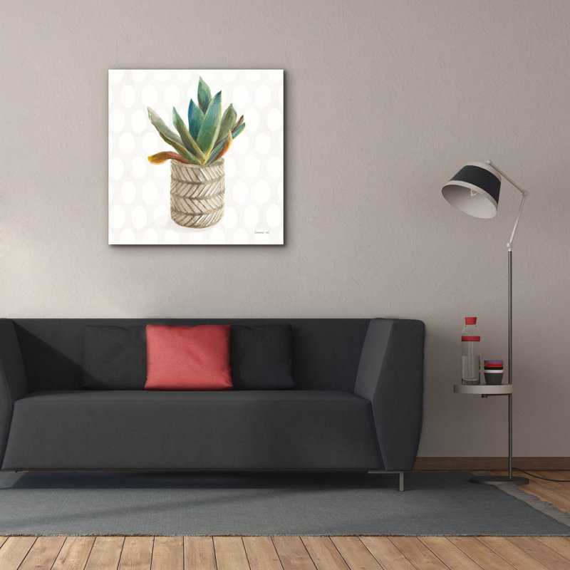 «Epic Graffiti 'Desert Greenhouse 13 Sq» par Danhui Nai, art mural sur toile, 37 po x 37 po