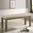 Bruun Polyester Upholstered Bench