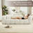 Athera 84"W Cloud Compression Couches for Living Room, Modern Tufted Cozy 3-Seater Deep Seat Comfy Upholstered Sofa With 2 Pillows -800579739