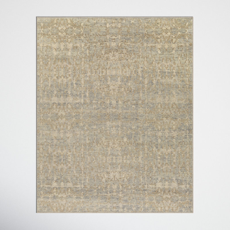 Hoya Wool Abstract Indoor Rug, Rectangle 8' x 10'