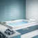 Fuzion® 71.75" x 59.75" Drop in Combination Bathtub with Chromatherapy and Whisper