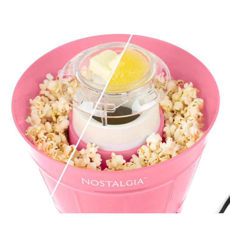  Nostalgia Electrics Coca-Cola Hot-Air Electric Popcorn Maker, 8  Cups, Healthy Oil Free Popcorn with Measuring Scoop, Coke Red & White:  Popcorn Maker: Home & Kitchen