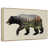 Floating Frame Natural Wood