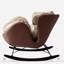 Chaise berçante double confortable et élégante