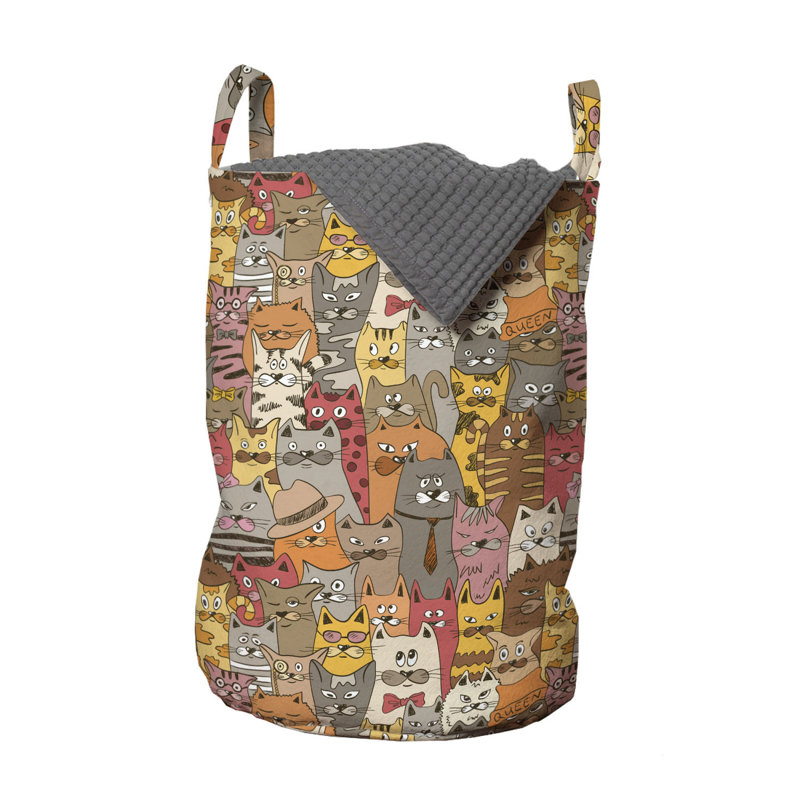 Fabric Laundry Bag with Handles