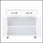 Two Door Side Table with Spacious Storage and Smooth Sliding Drawers, Perfect for Organized and Stylish Kitchens