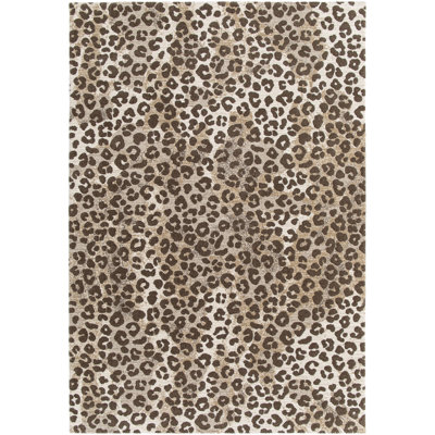 Rectangle Animal Print Area Rug