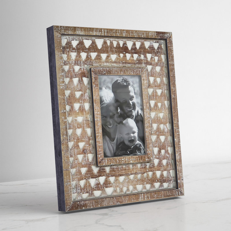 Wood Embossed Picture Frame