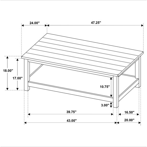 Dimensions du produit