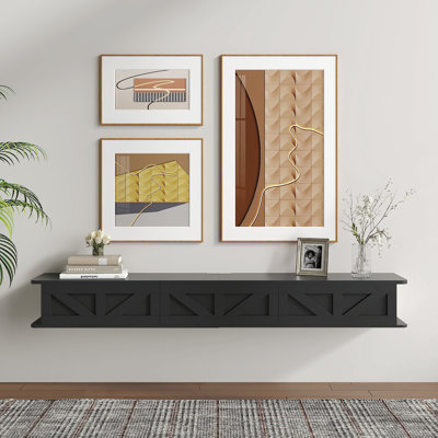 Modern TV Stand with Storage – Farmhouse Entertainment Center for Living Room and Bedroom by Ophelia & Co.
