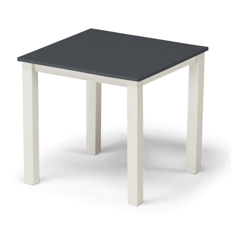 Table d'appoint Robinett, Graphite classique P30, Neige texturée