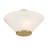 Luminaire suspendu semi-encastré ou suspendu 3 lumières Hashimoto en nickel satiné-1122374718