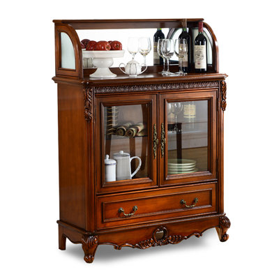American Style Solid Wood Accent Cabinet by Hokku Designs