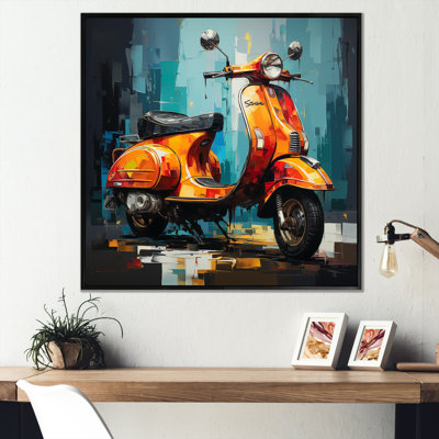 Pop Art Scooter Commute