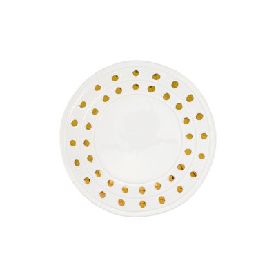Assiette à salade Medici Gold