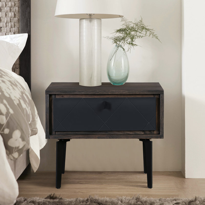Audiana 24'' W Solid Wood Nightstand