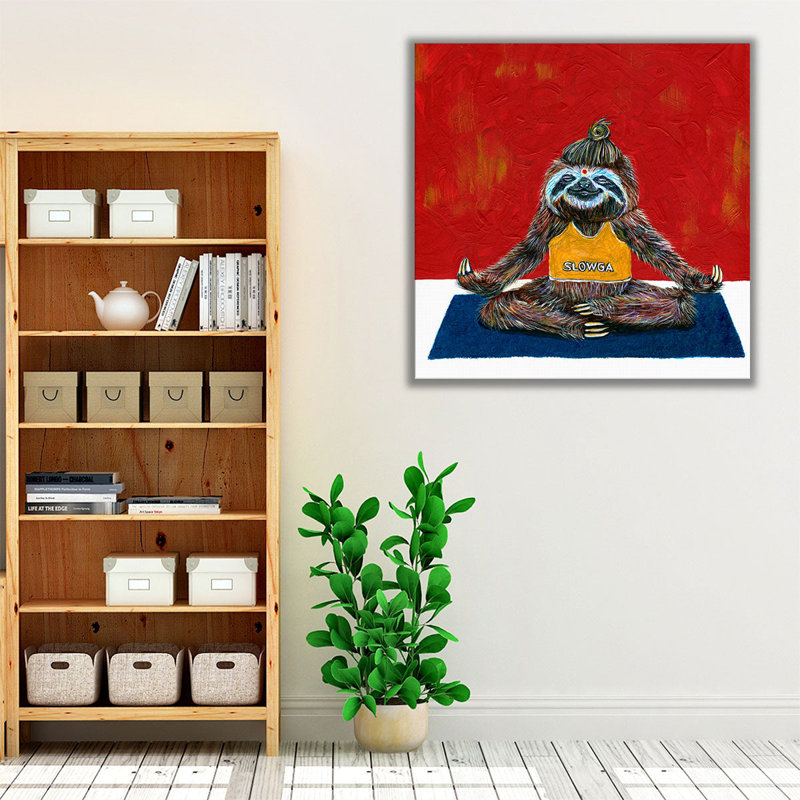 Slowga - reproduction d'art sur toile, H 12 po x l 12 po