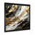 Impression noire sur toile encadrée