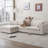 Wauseon 108.7" W Upholstered Sofa with Convertible Chaise-1110571785
