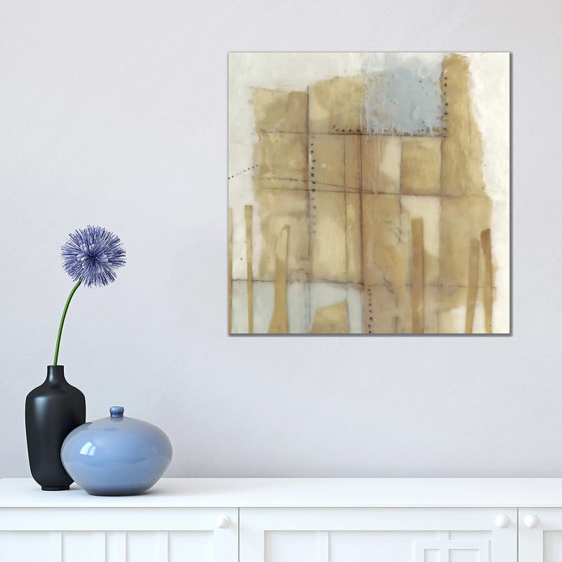 Paper Stitches by Jennifer Goldberger - Wrapped Canvas Gallery-Wrapped Canvas Giclée, 45.72 cm H x 45.72 cm W