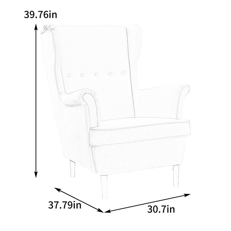 Fauteuil inclinable tapissier modèleski, Mélange de polyester jaune modèleski